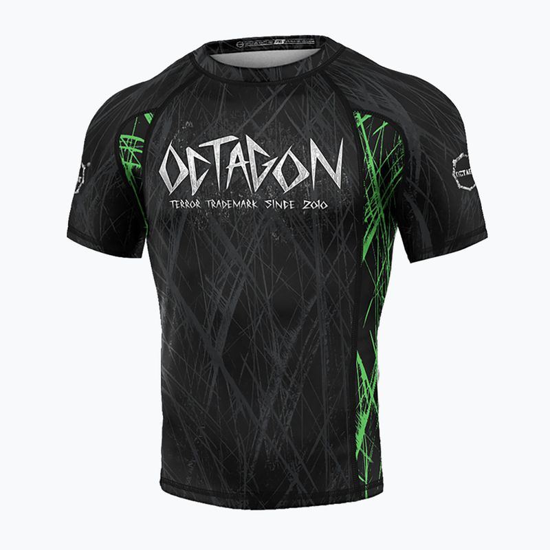 Rashguard męski Octagon Premium Spiderskull black/multicolor