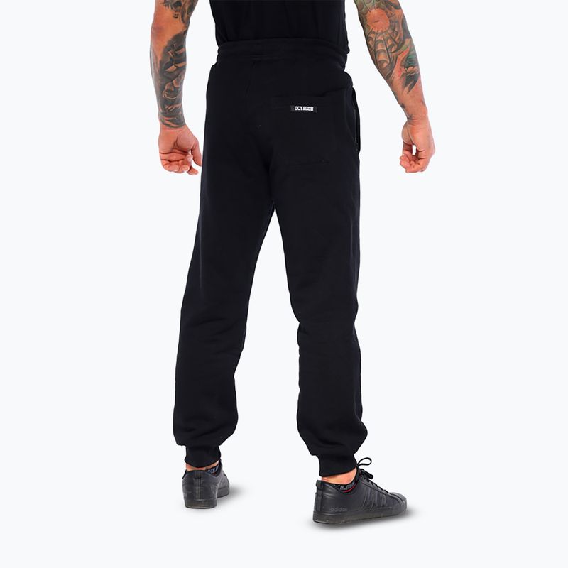 Spodnie męskie Octagon Small Logo black 2