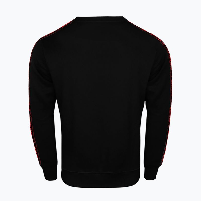 Bluza męska Octagon Stripe black/red 2