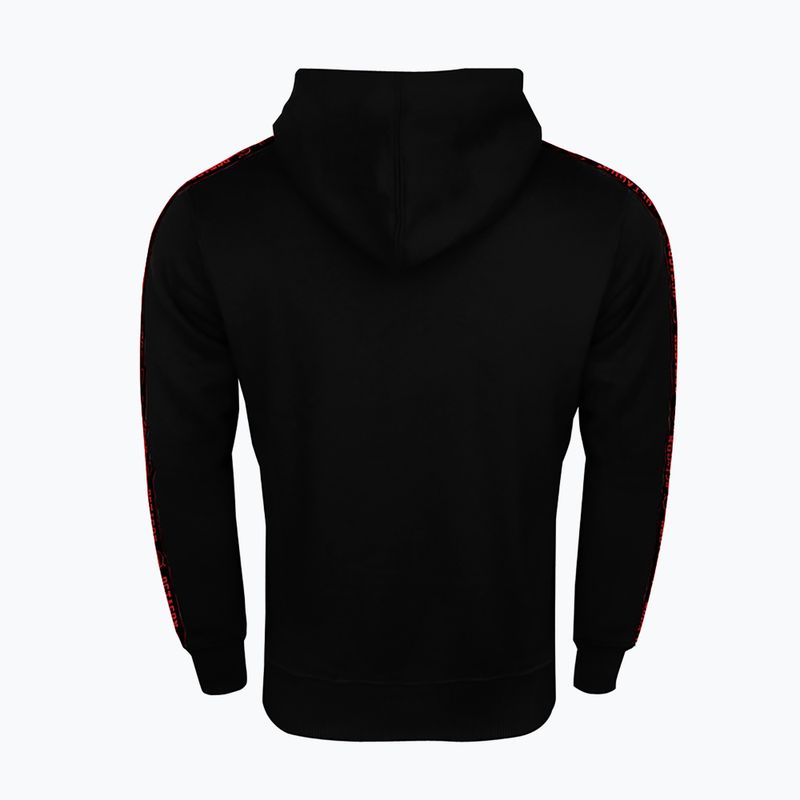 Bluza męska Octagon Stripe Hoodie black/red 2