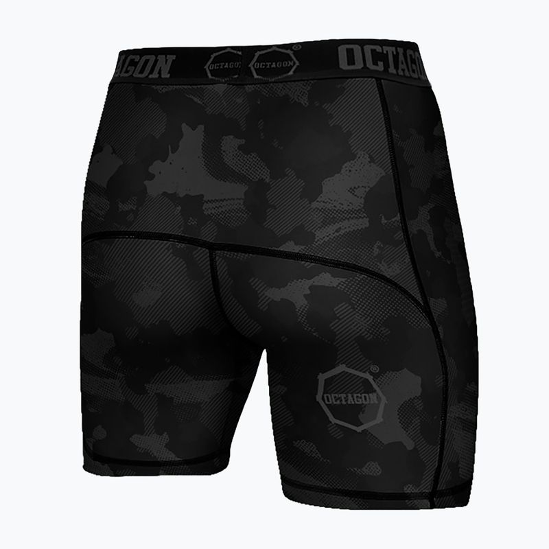 Spodenki kompresyjne męskie Octagon Camo Night black 2