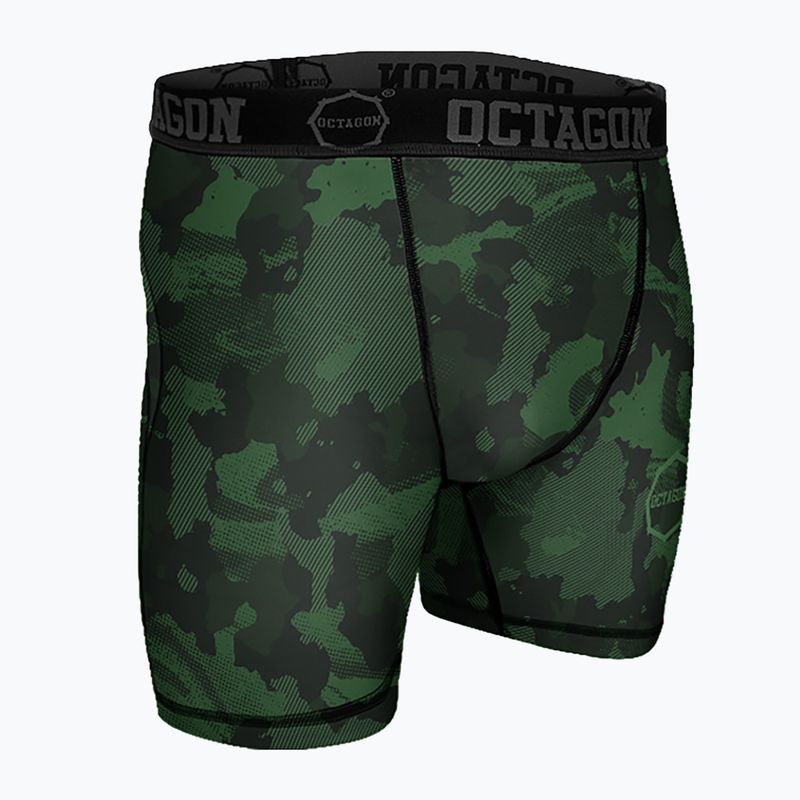 Spodenki kompresyjne męskie Octagon Camo Forest khaki 3