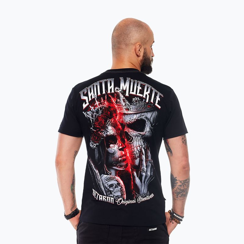 Koszulka męska Octagon Santa Muerte black/multicolor 2