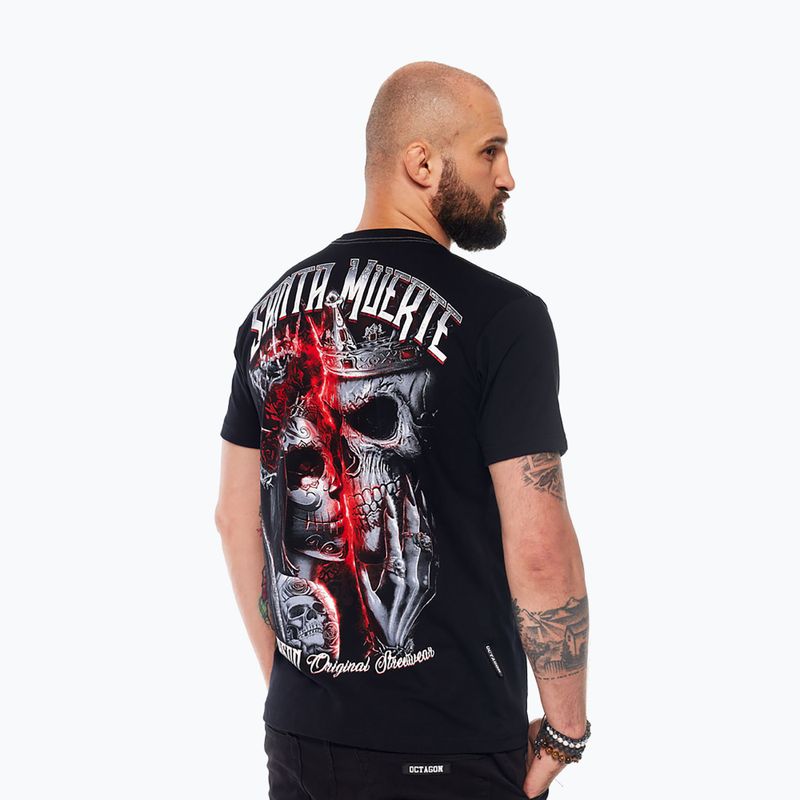 Koszulka męska Octagon Santa Muerte black/multicolor 4