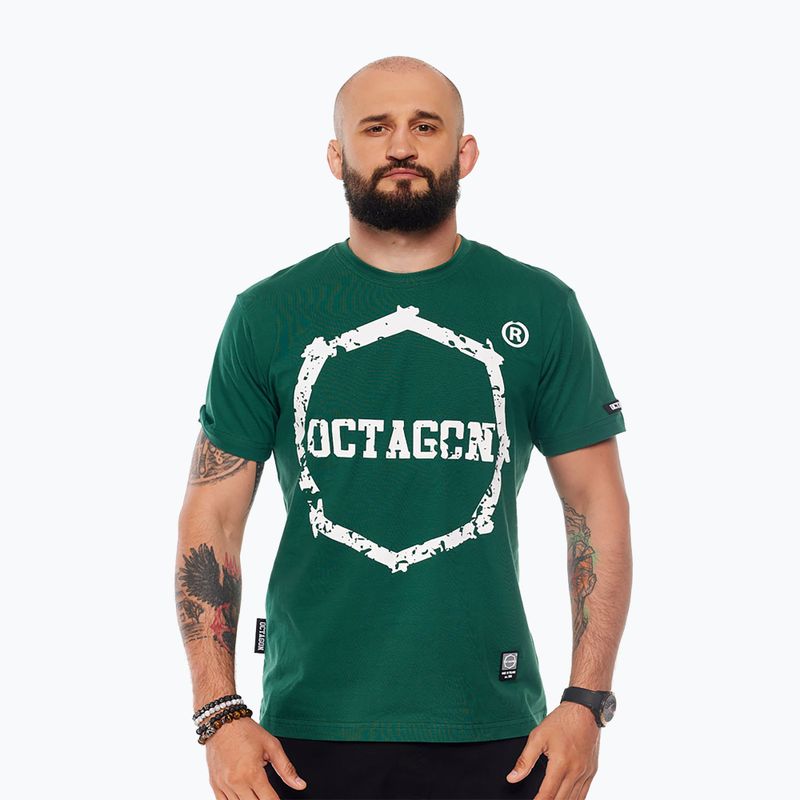 Koszulka męska Octagon Zęby green