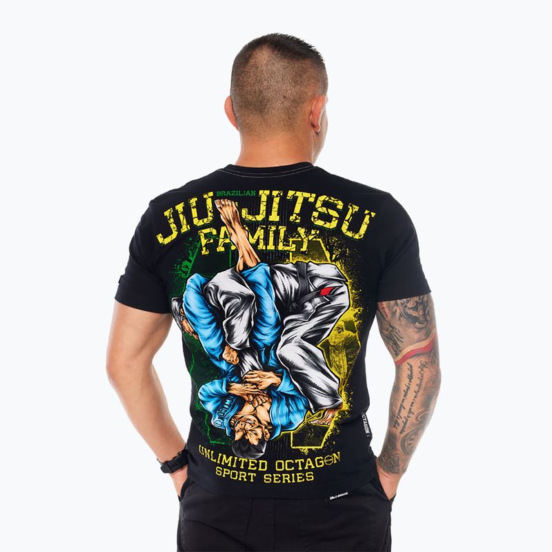 Koszulka męska Octagon Jiu Jitsu Family black 2
