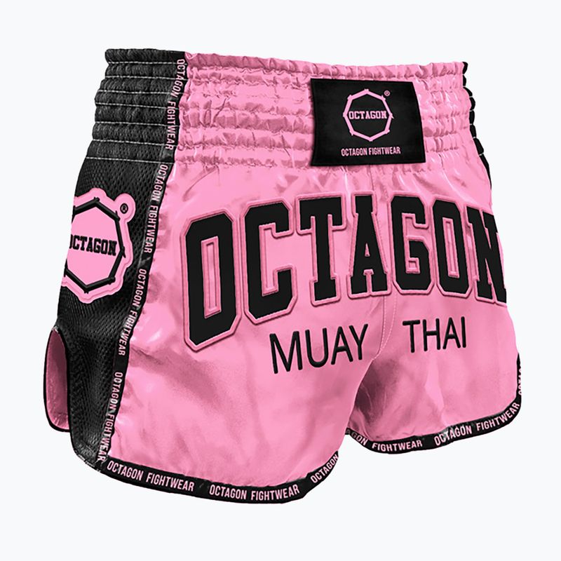 Spodenki treningowe męskie Octagon Muay Thai pink
