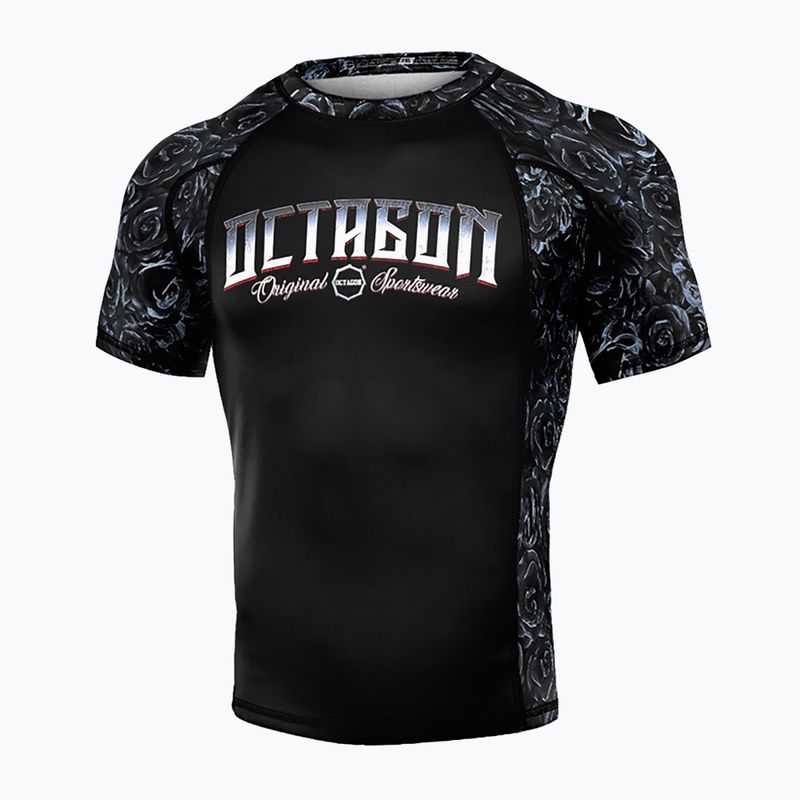 Rashguard męski Octagon Premium Santa Muerte black/multicolor