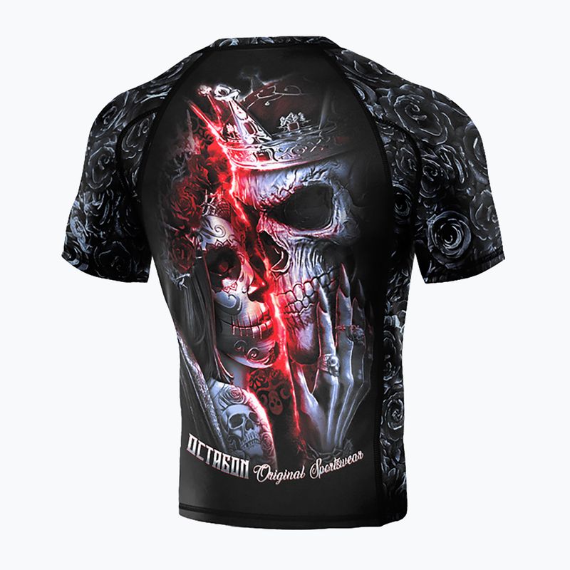 Rashguard męski Octagon Premium Santa Muerte black/multicolor 2