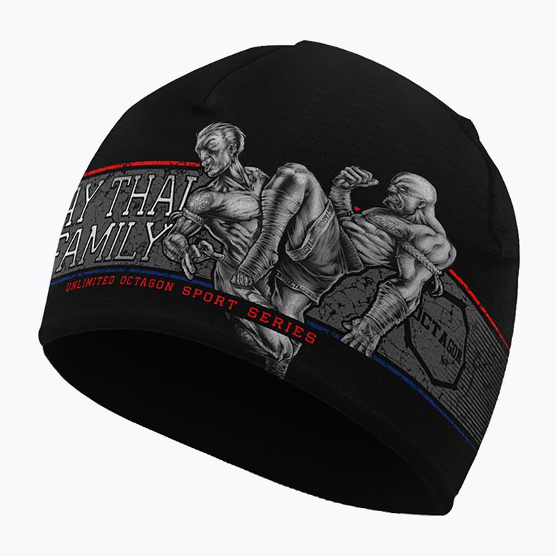 Czapka zimowa Octagon Muay Thai black 2