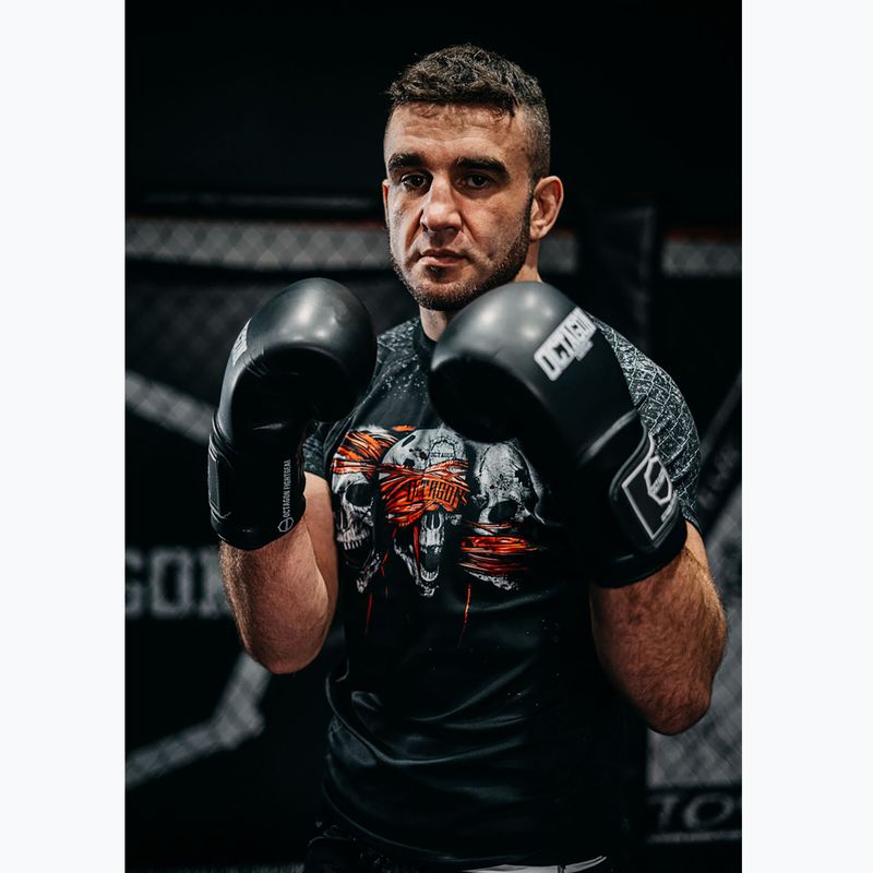 Rashguard męski Octagon Premium The Rules black/multicolor 3