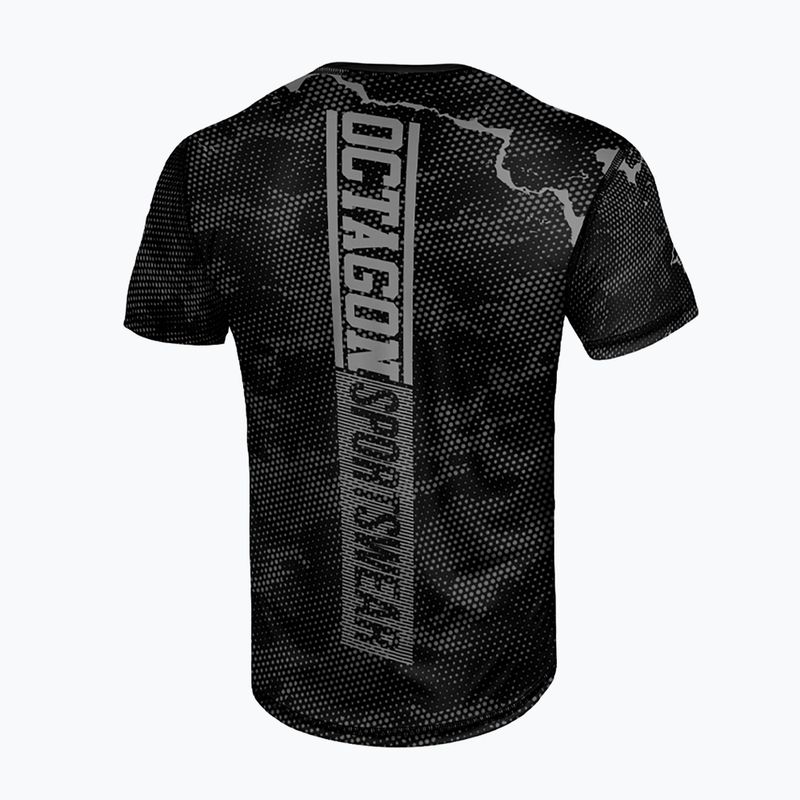 Koszulka treningowa męska Octagon Marble Camo camo grey 2