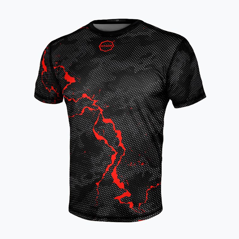Koszulka treningowa męska Octagon Marble Camo camo red