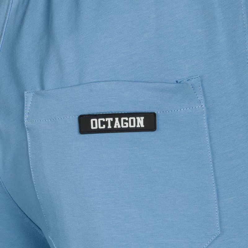 Spodnie męskie Octagon Small Logo blue 4