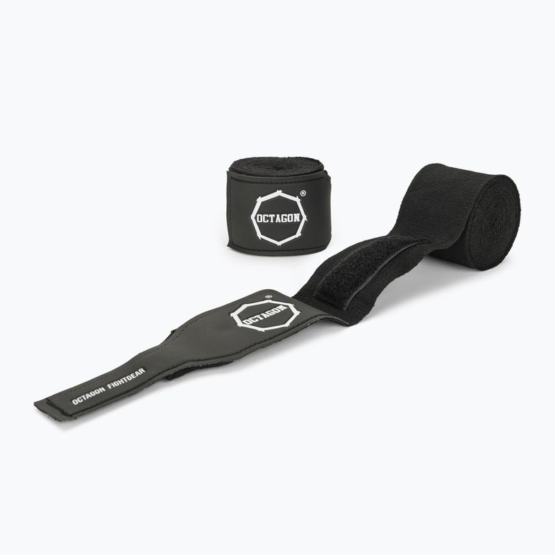 Bandaże bokserskie Octagon Fightgear Supreme Printed 300 cm black