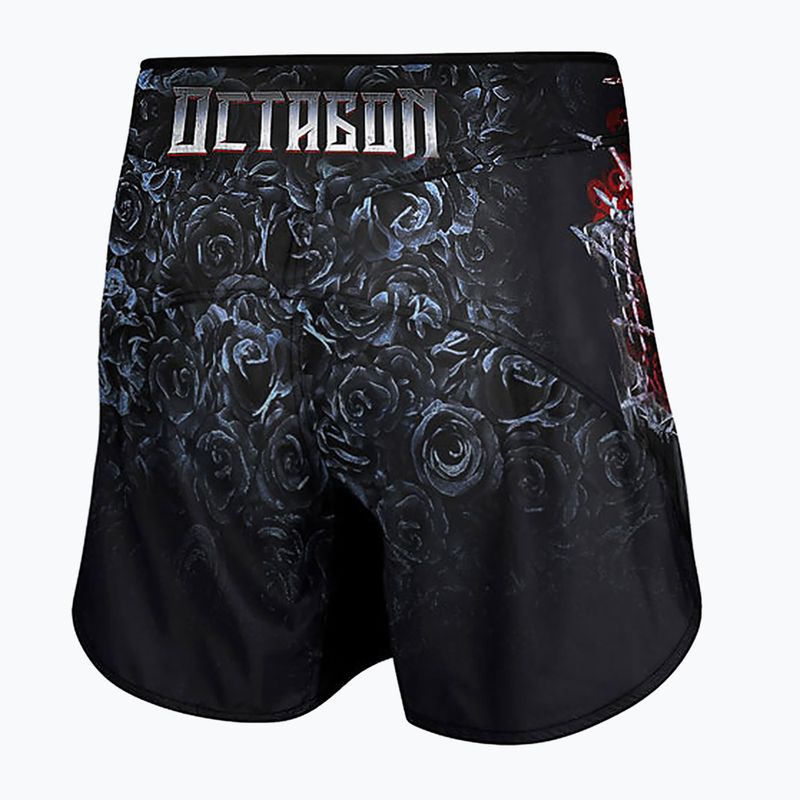 Spodenki treningowe męskie Octagon Santa Muerte MMA black/multicolor 2