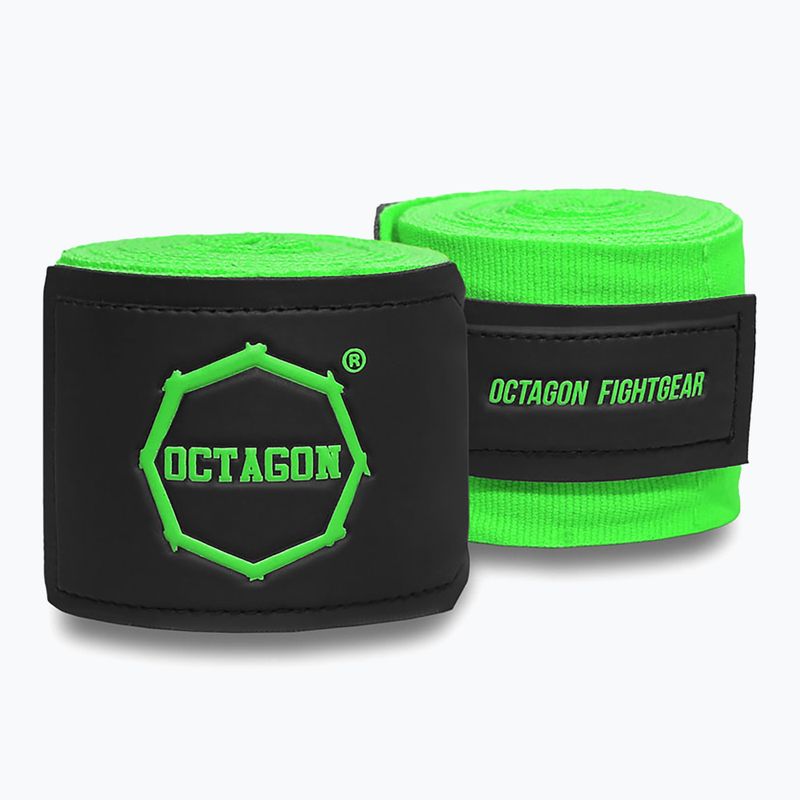 Bandaże bokserskie Octagon Fightgear Supreme Basic 300 cm light green