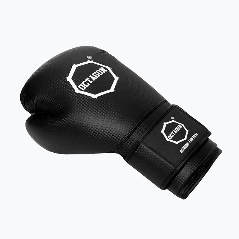 Rękawice bokserskie Octagon Kevlar black 2