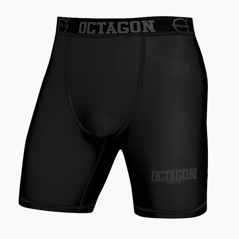 Spodenki kompresyjne męskie Octagon Fight Wear black
