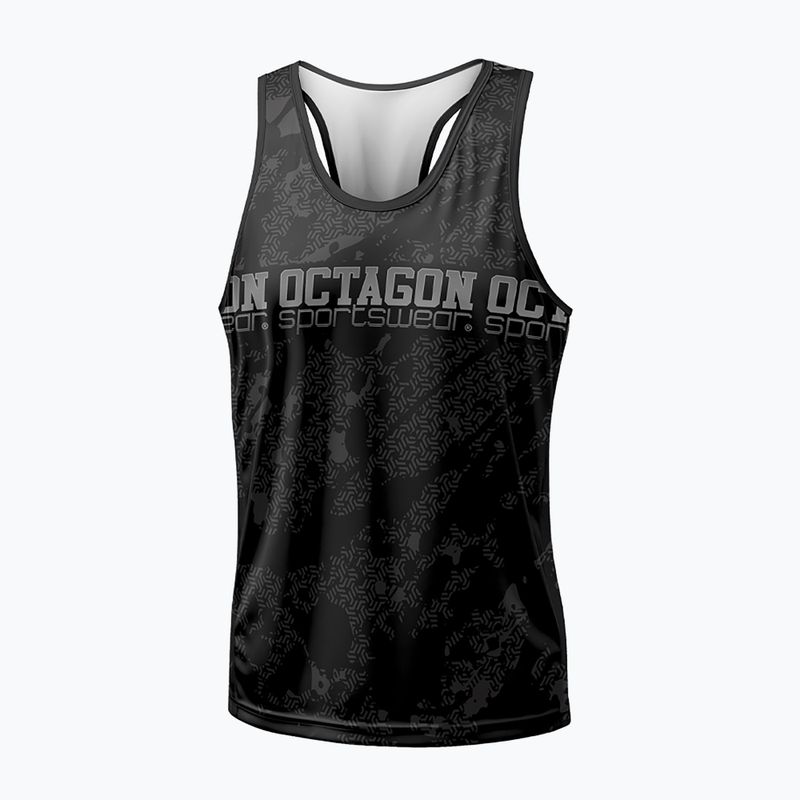 Koszulka męska Octagon Geo Grunge black