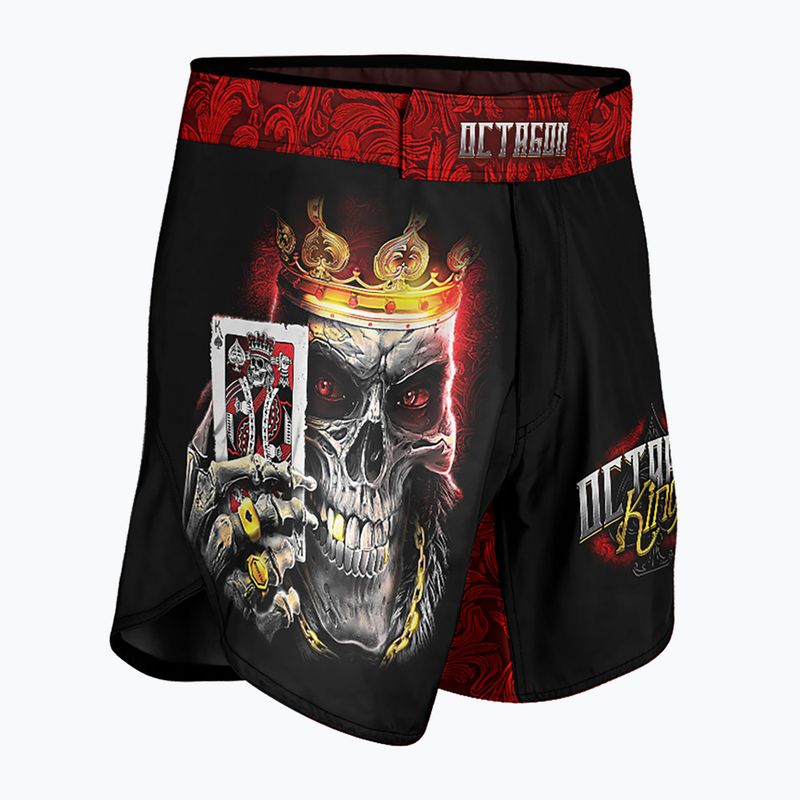 Spodenki treningowe męskie Octagon King 2 MMA black/multicolor 3