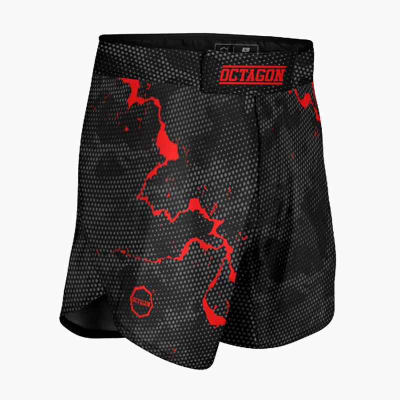 Spodenki treningowe męskie Octagon Marble Camo MMA camo red 3