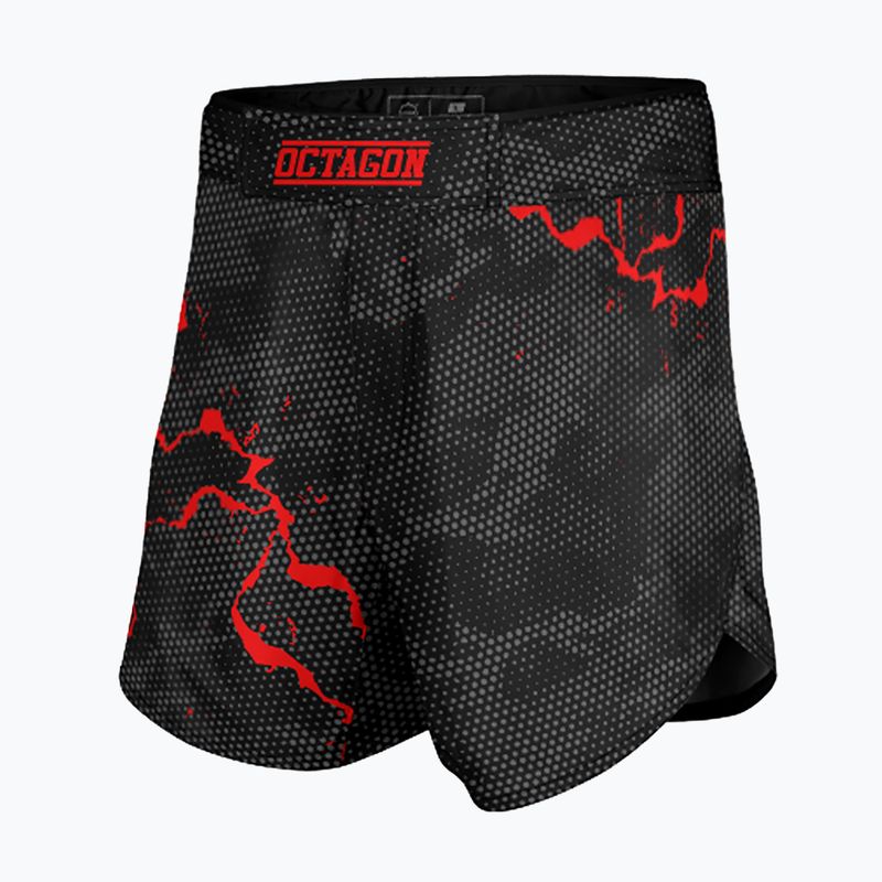 Spodenki treningowe męskie Octagon Marble Camo MMA camo red 4