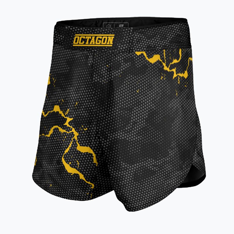Spodenki treningowe męskie Octagon Marble Camo MMA camo yellow 3