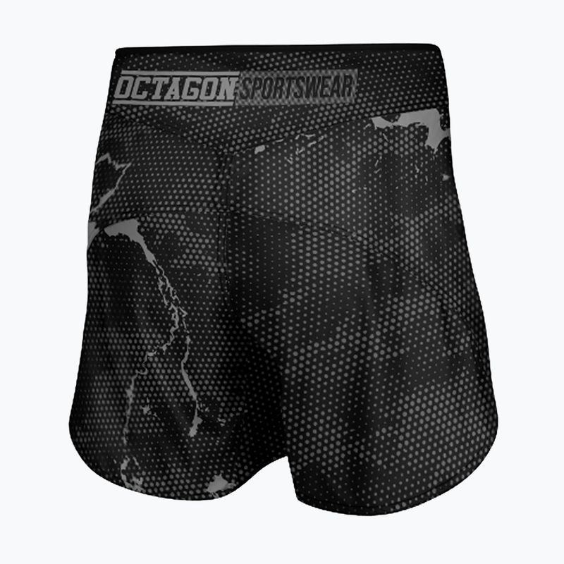 Spodenki treningowe męskie Octagon Marble Camo MMA camo grey 2