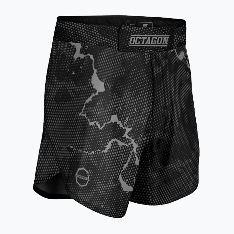 Spodenki treningowe męskie Octagon Marble Camo MMA camo grey 3