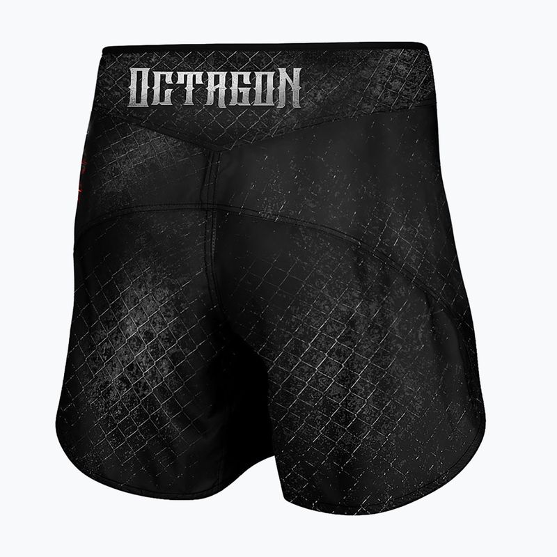 Spodenki treningowe męskie Octagon The Rules MMA black/multicolor 2