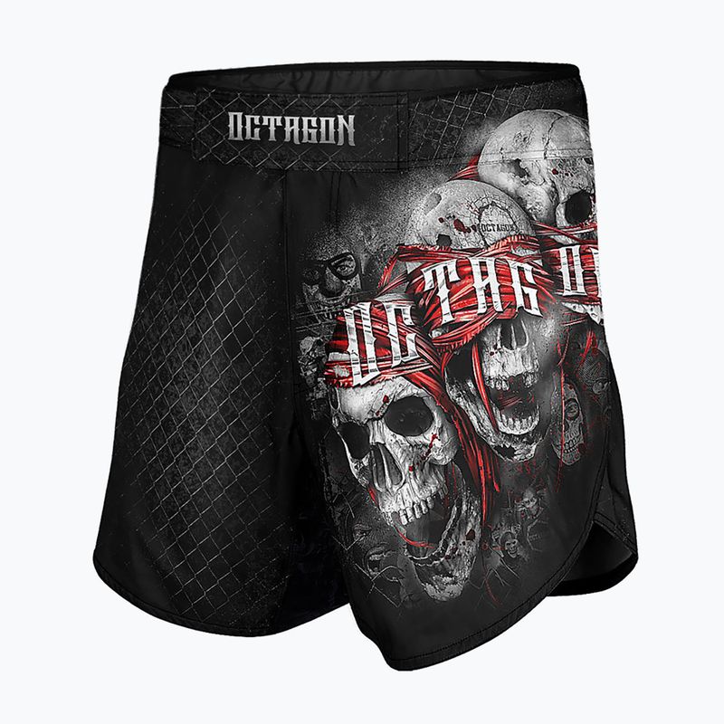 Spodenki treningowe męskie Octagon The Rules MMA black/multicolor 3