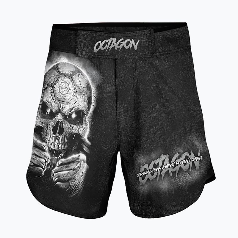 Spodenki treningowe męskie Octagon Oldskull Fans MMA black/multicolor