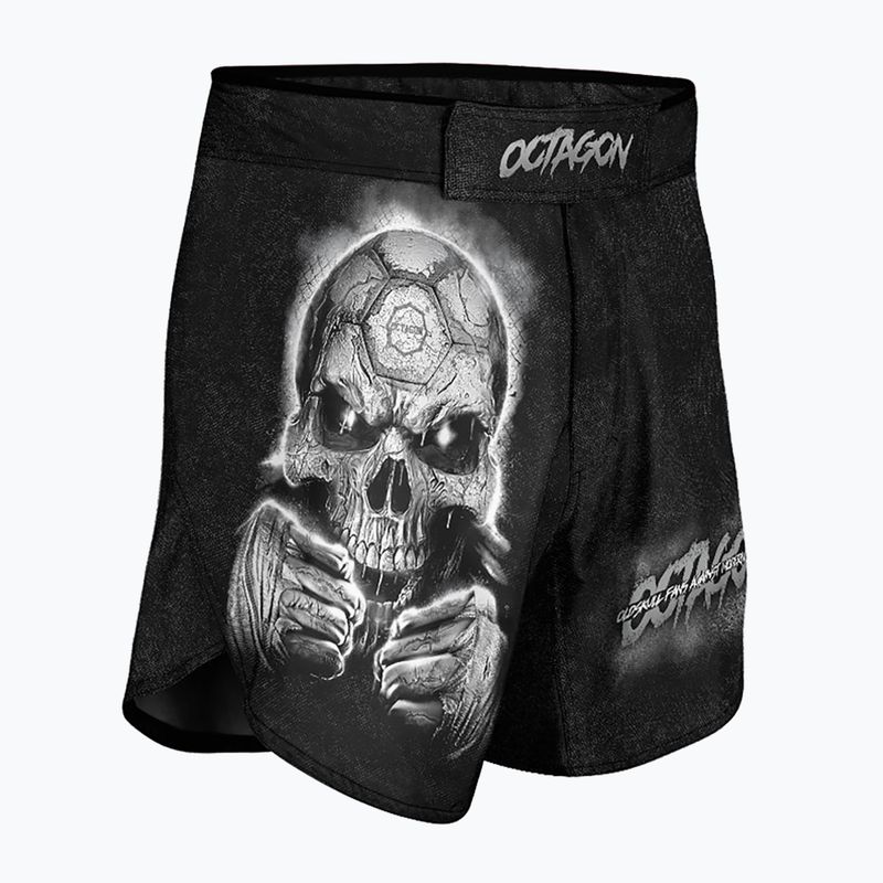 Spodenki treningowe męskie Octagon Oldskull Fans MMA black/multicolor 3