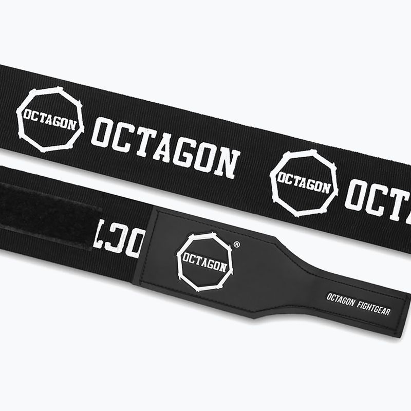 Bandaże bokserskie Octagon Fightgear Supreme Printed 300 cm black/white 3