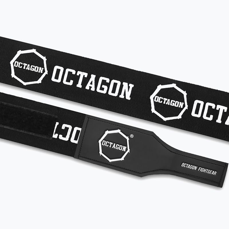 Bandaże bokserskie Octagon Fightgear Supreme Printed 500 cm black/white 3