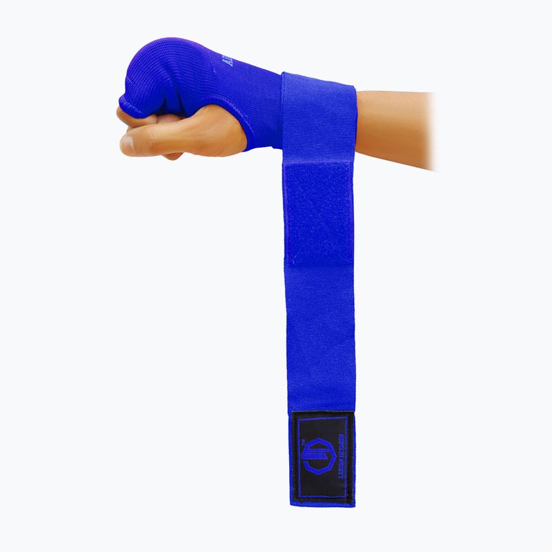 Rękawice wewnętrzne Octagon Legion Advance Tech Gel blue 2
