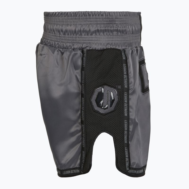 Spodenki treningowe Octagon Kickboxing/Muay Thai Legion Future Premium black/grey 4