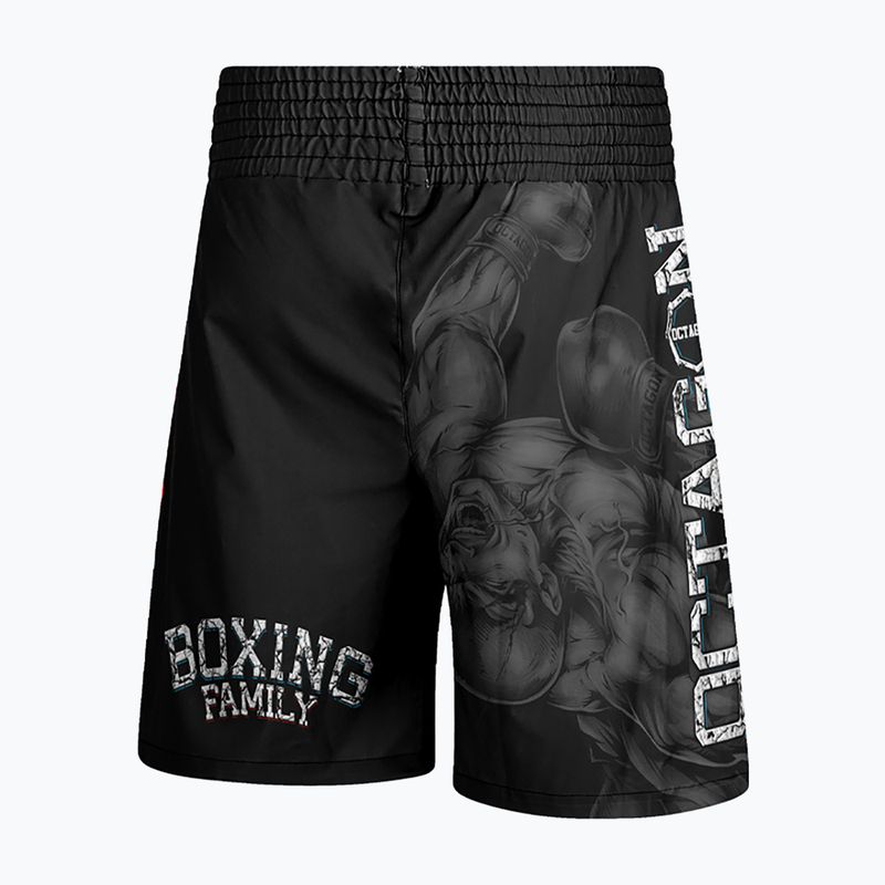 Spodenki bokserskie męskie Octagon Boxing Family black/multicolor 2