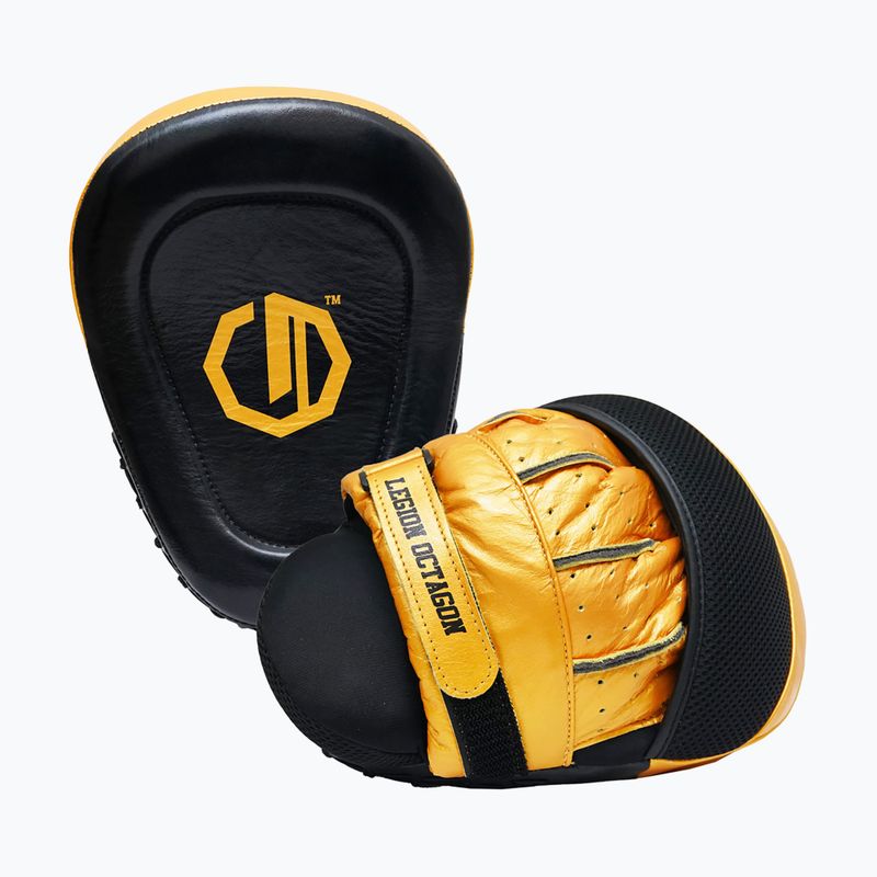 Łapy treningowe trenerskie Octagon Legion Pro Series black/gold 2