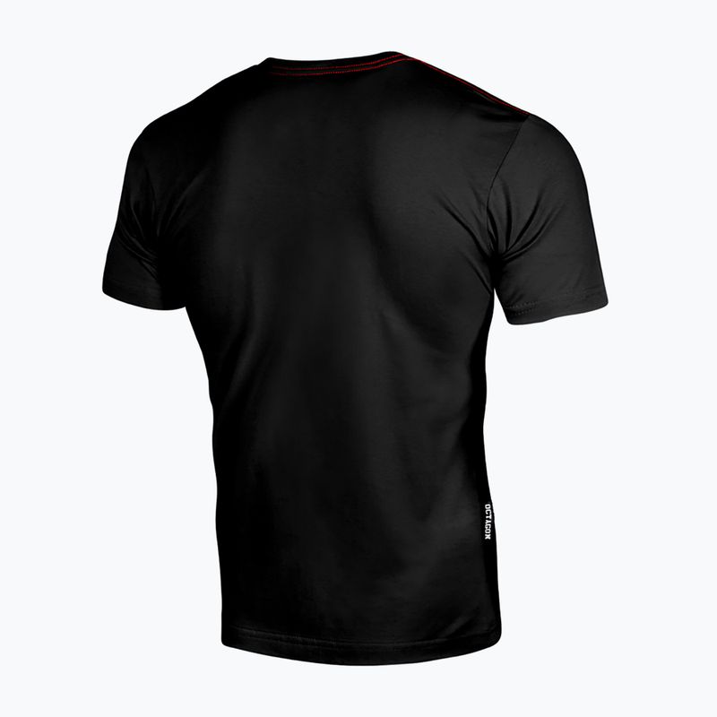 Koszulka męska Octagon Small Logo black/red 2
