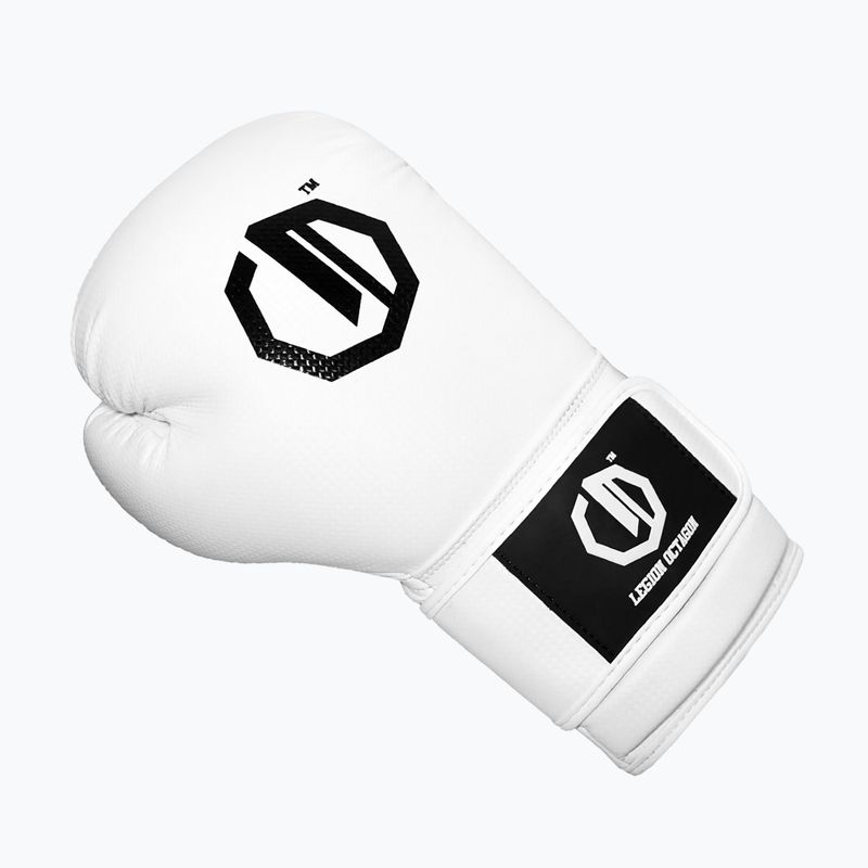 Rękawice bokserskie Octagon Legion Kevlar white 2