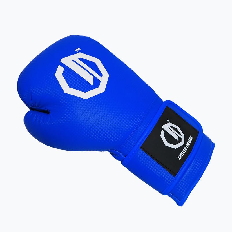 Rękawice bokserskie Octagon Legion Kevlar blue 2