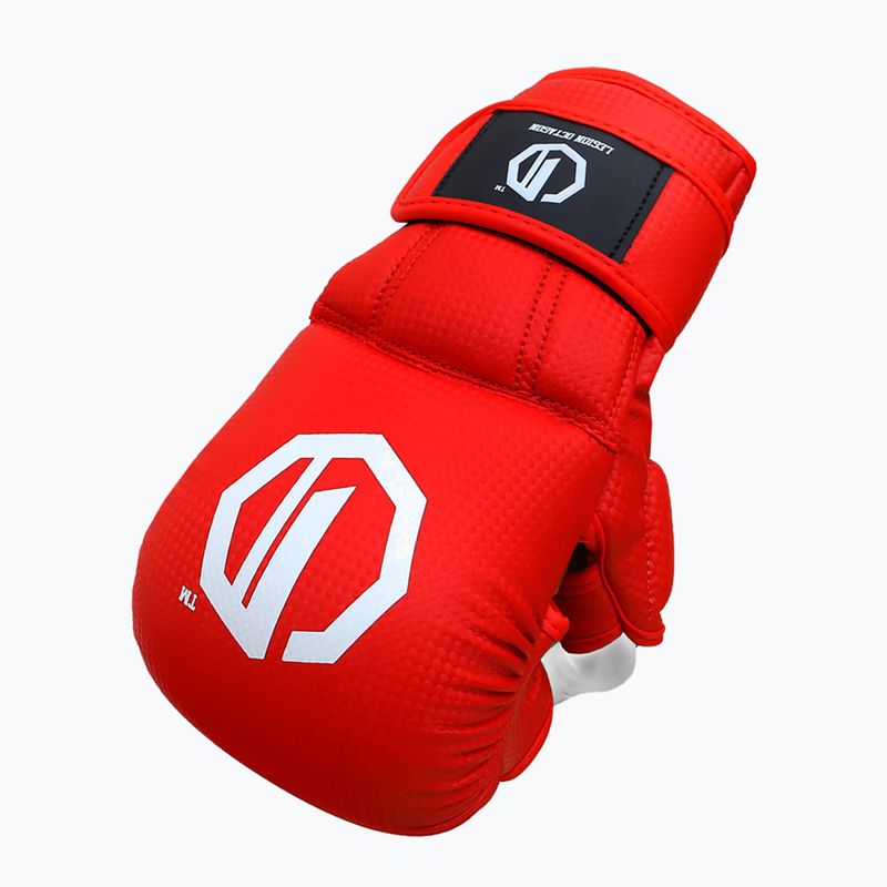 Rękawice sparingowe Octagon Legion Kevlar MMA red 3