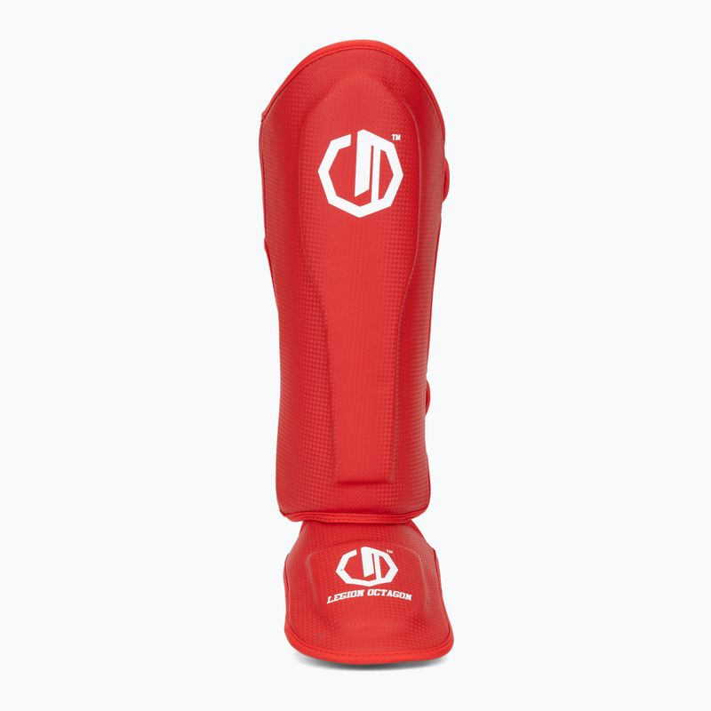 Ochraniacze piszczeli i stóp Octagon Legion Kevlar red 4