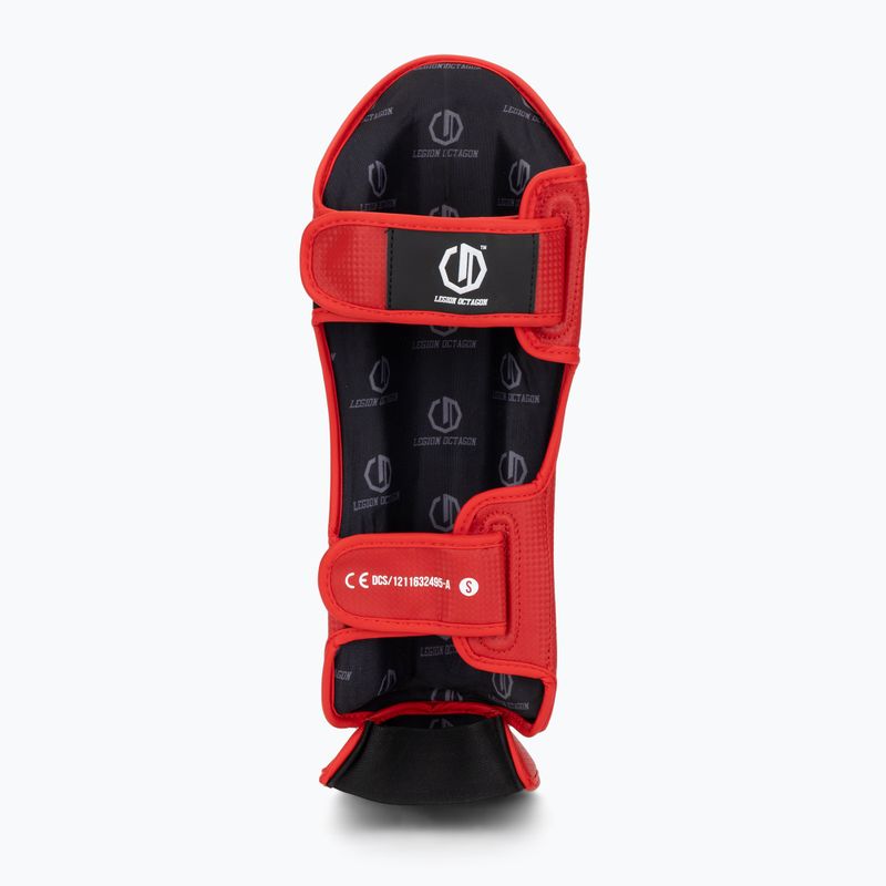Ochraniacze piszczeli i stóp Octagon Legion Kevlar red 5
