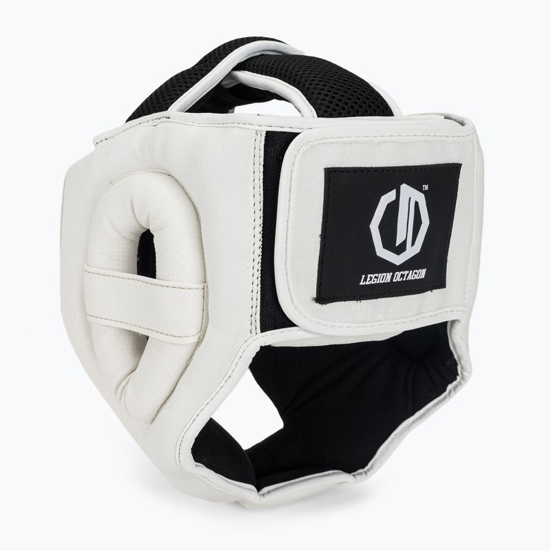 Kask bokserski Octagon Legion Kevlar white 3