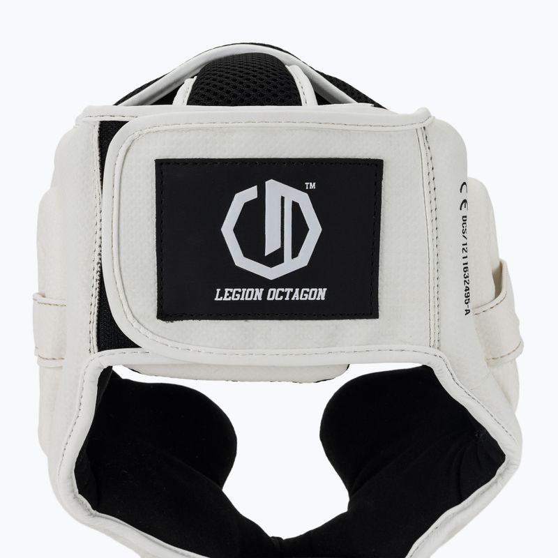 Kask bokserski Octagon Legion Kevlar white 5
