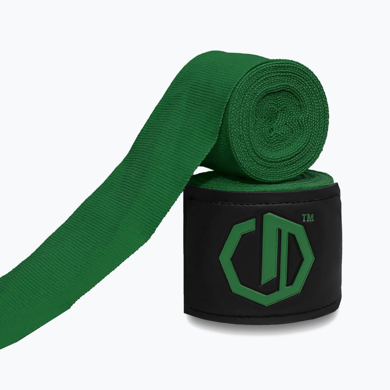 Bandaże bokserskie Octagon Legion Supreme 400 cm dark green 2