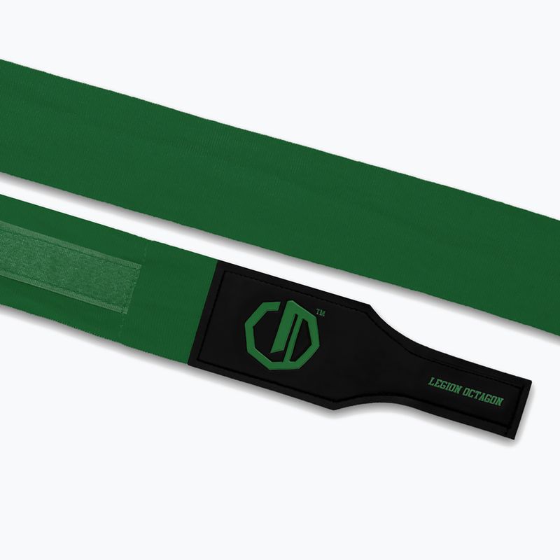 Bandaże bokserskie Octagon Legion Supreme 400 cm dark green 3